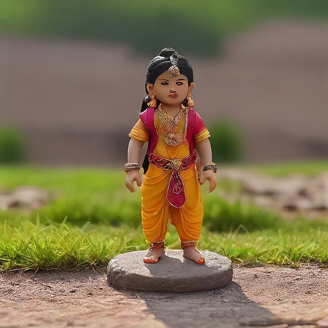 3D cartoon character art